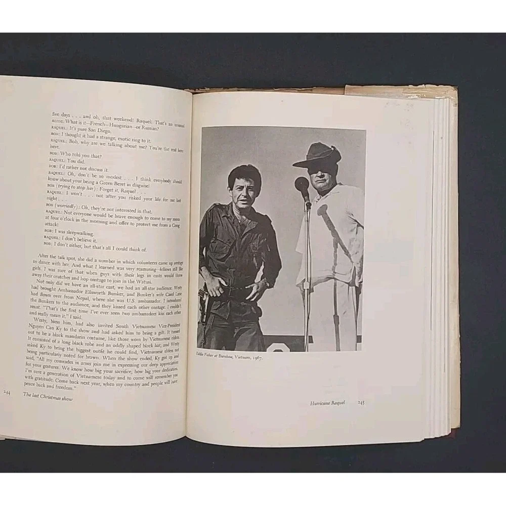 The Last Christmas Show By Bob Hope Hardcover Book**SEE DAMAGE NOTES,CUT PHOTOS*